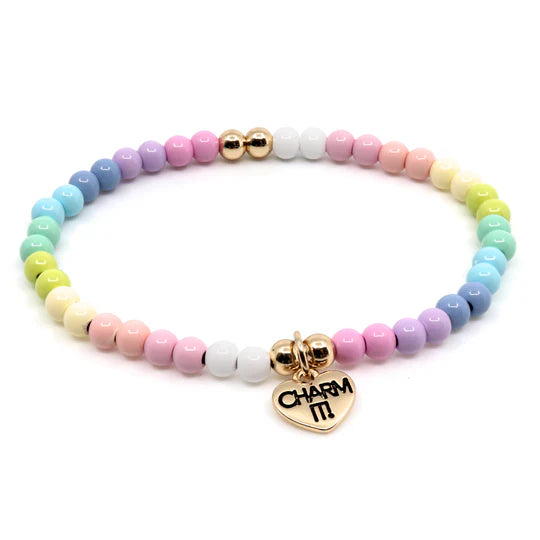 Pastel Streatch Bead Bracelet