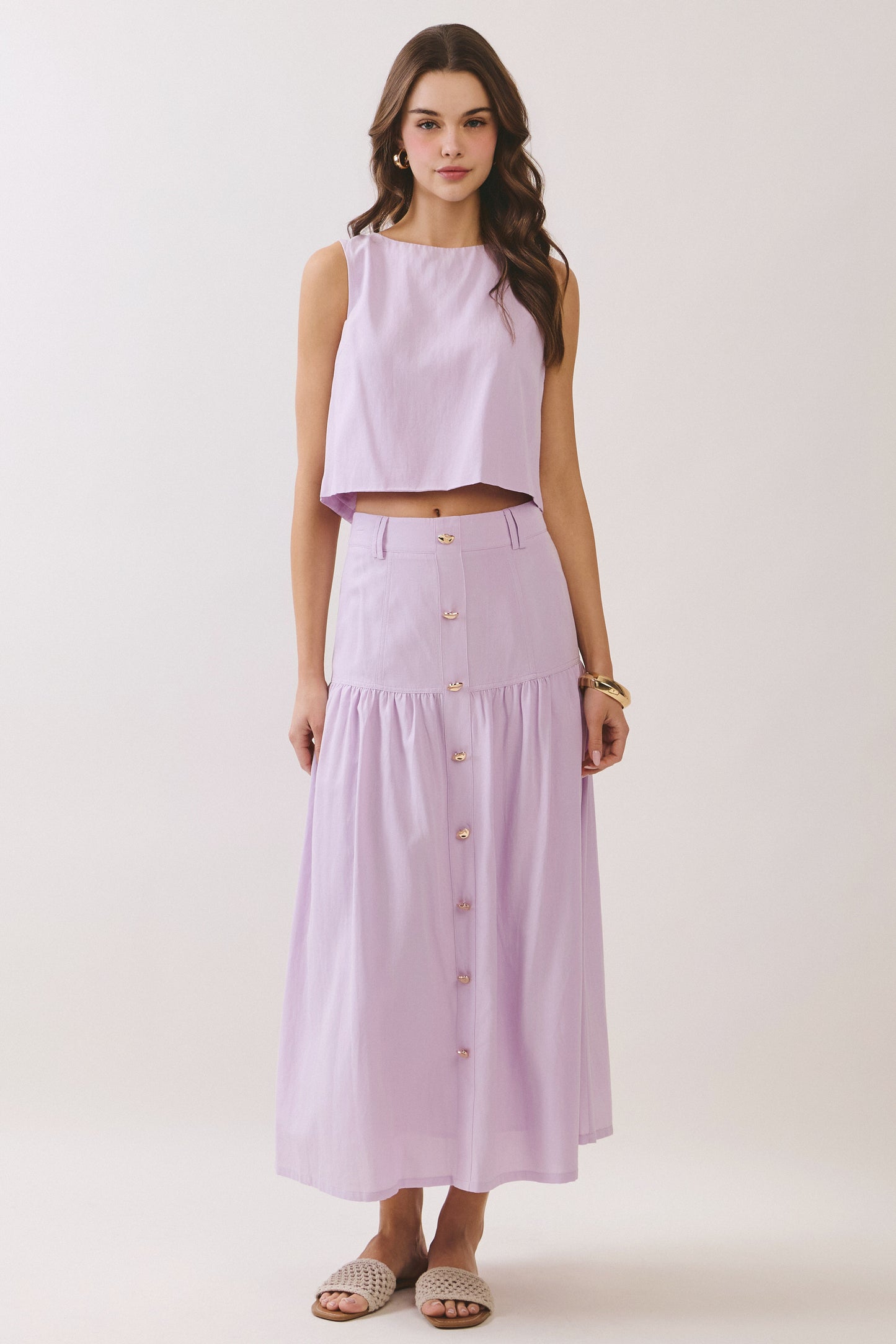 Lavender Midi Skirt