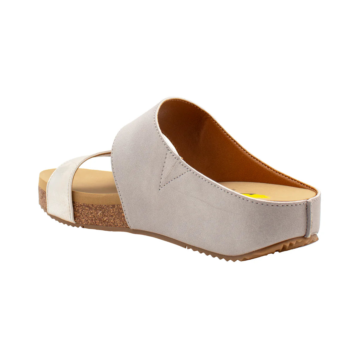 Campfire Faux Leather Sandal - Gray