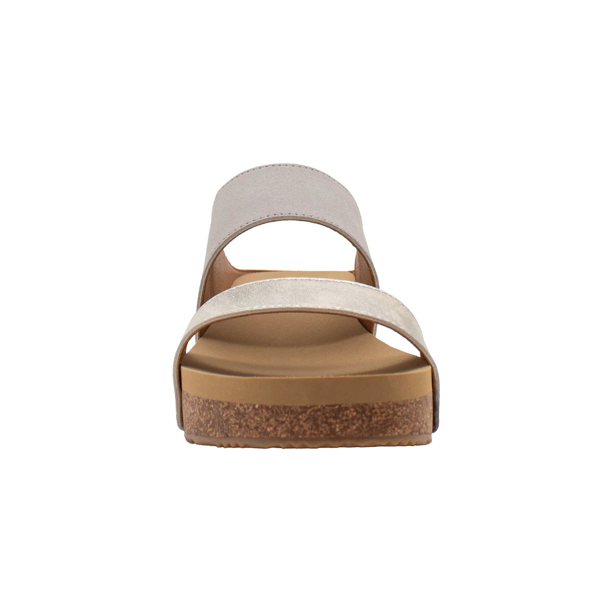 Campfire Faux Leather Sandal - Gray