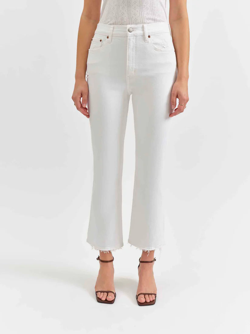 Shy Girl High Rise Crop Flare - Lamb Vintage