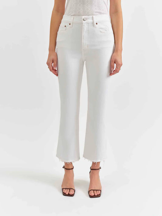 Shy Girl High Rise Crop Flare - Lamb Vintage
