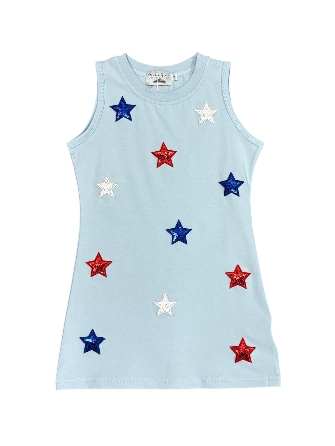 USA Star Patch Dress