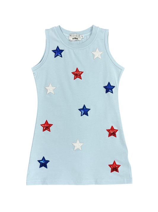 USA Star Patch Dress