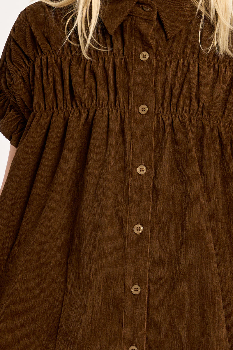 Chocolate Woven Dress