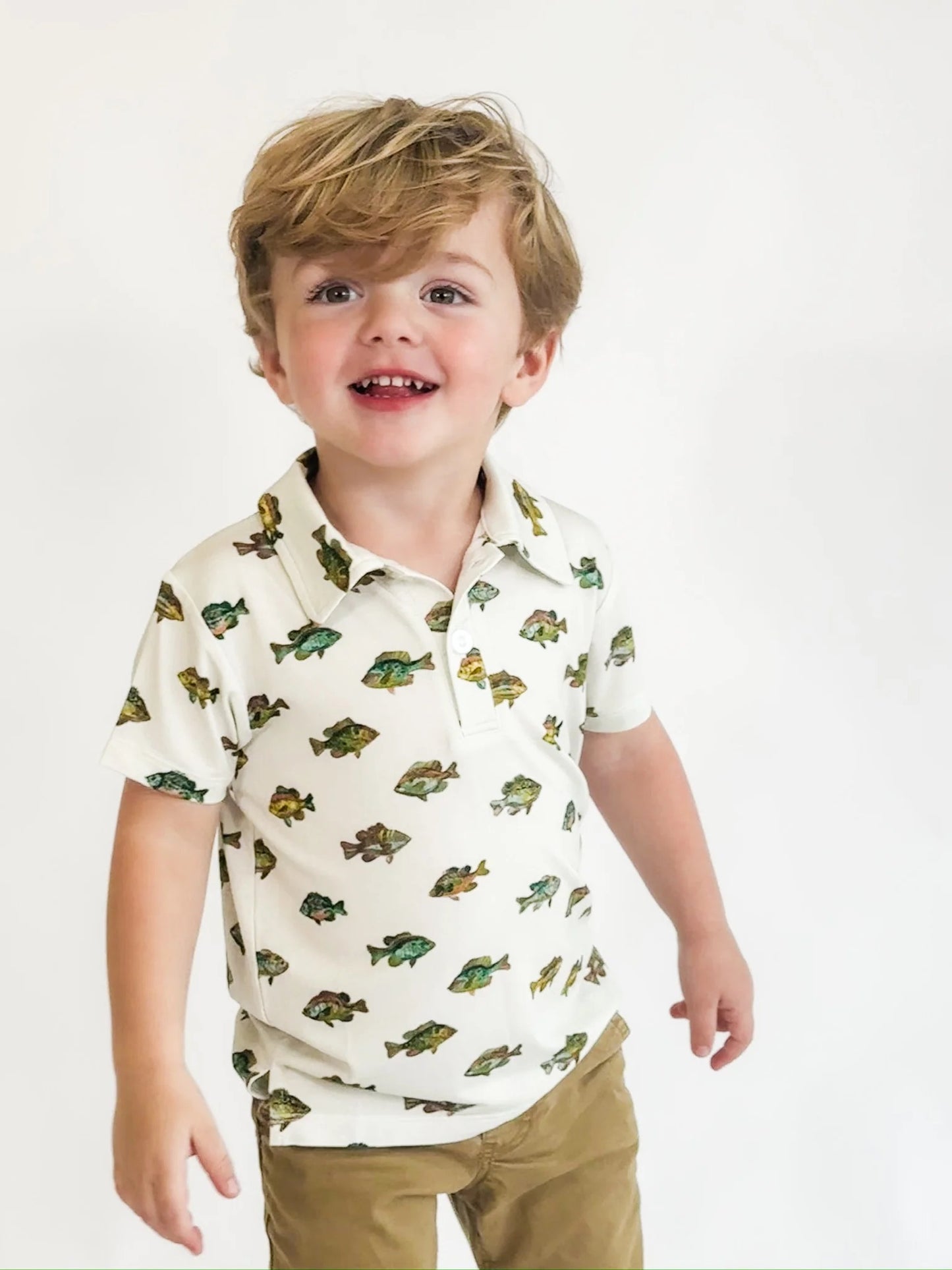 Lake Fish SS Polo Shirt