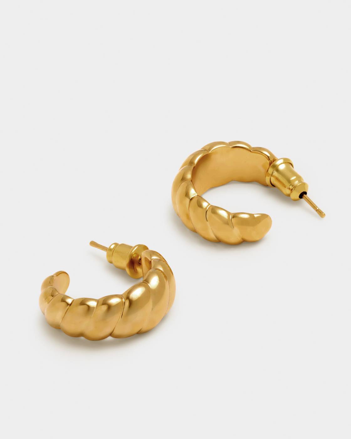 Harper Twist Hoop Earrings