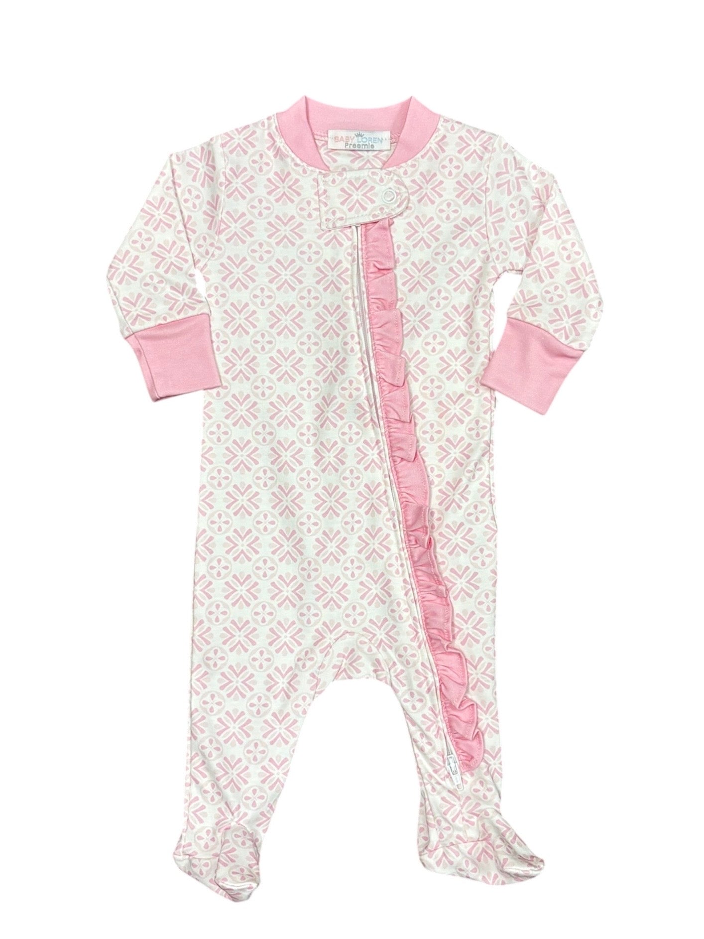 Hazel Zipper Footie