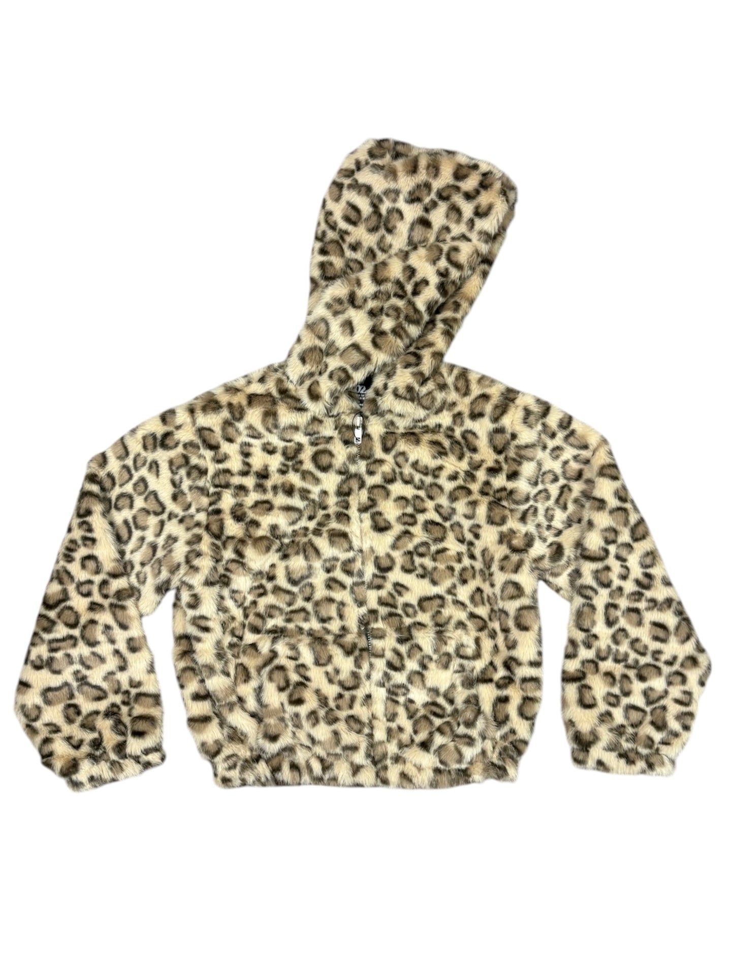 Brown Leopard Fur Jacket