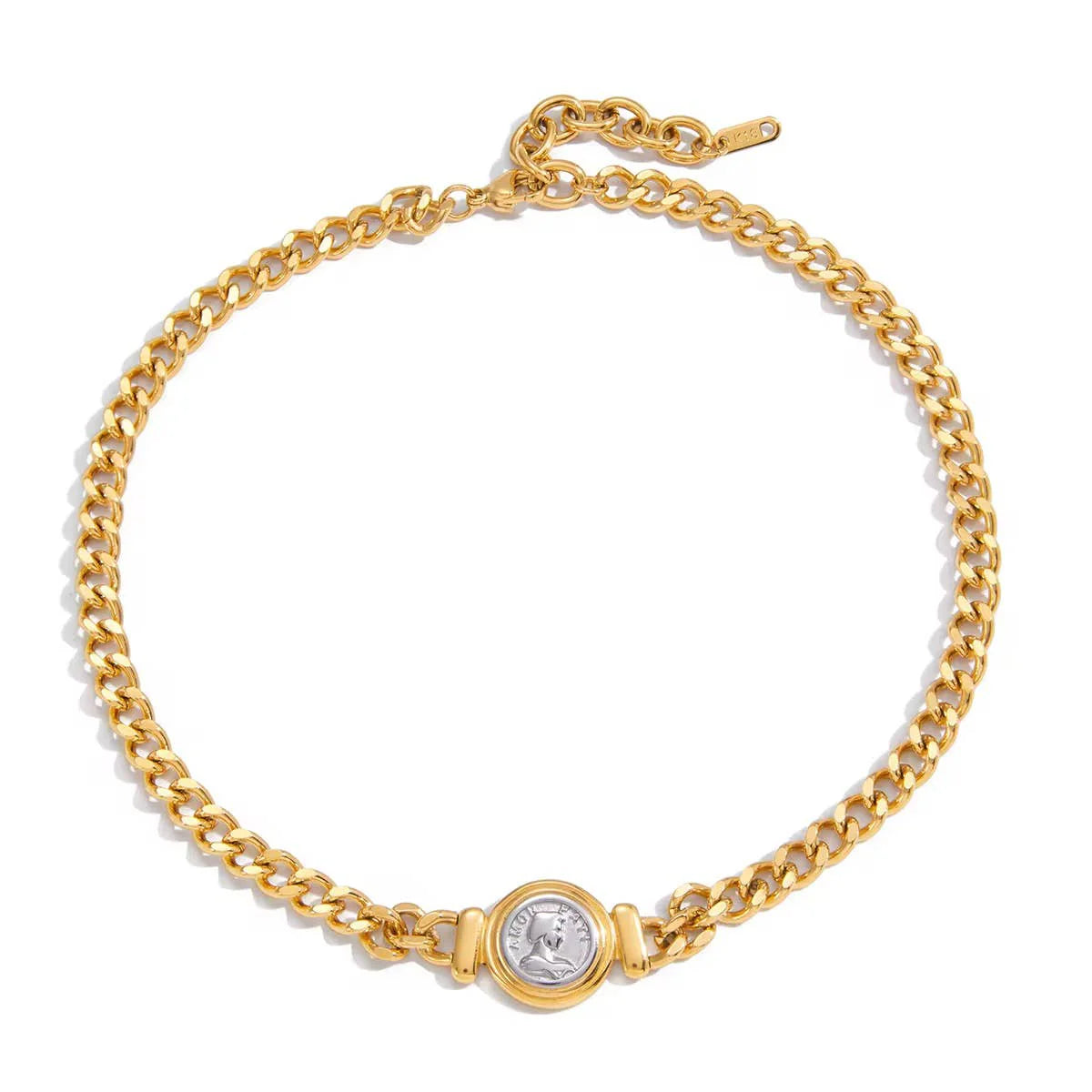 Coin Necklace Water Resistant