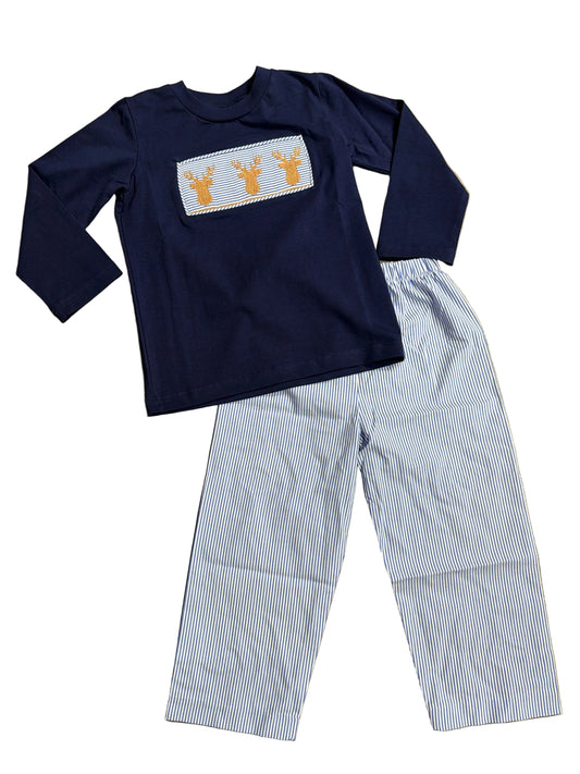 Buck Deer Smocked Pant Set