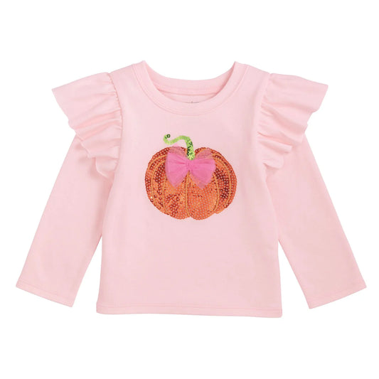 Pink Sparkle Pumpkin Tee