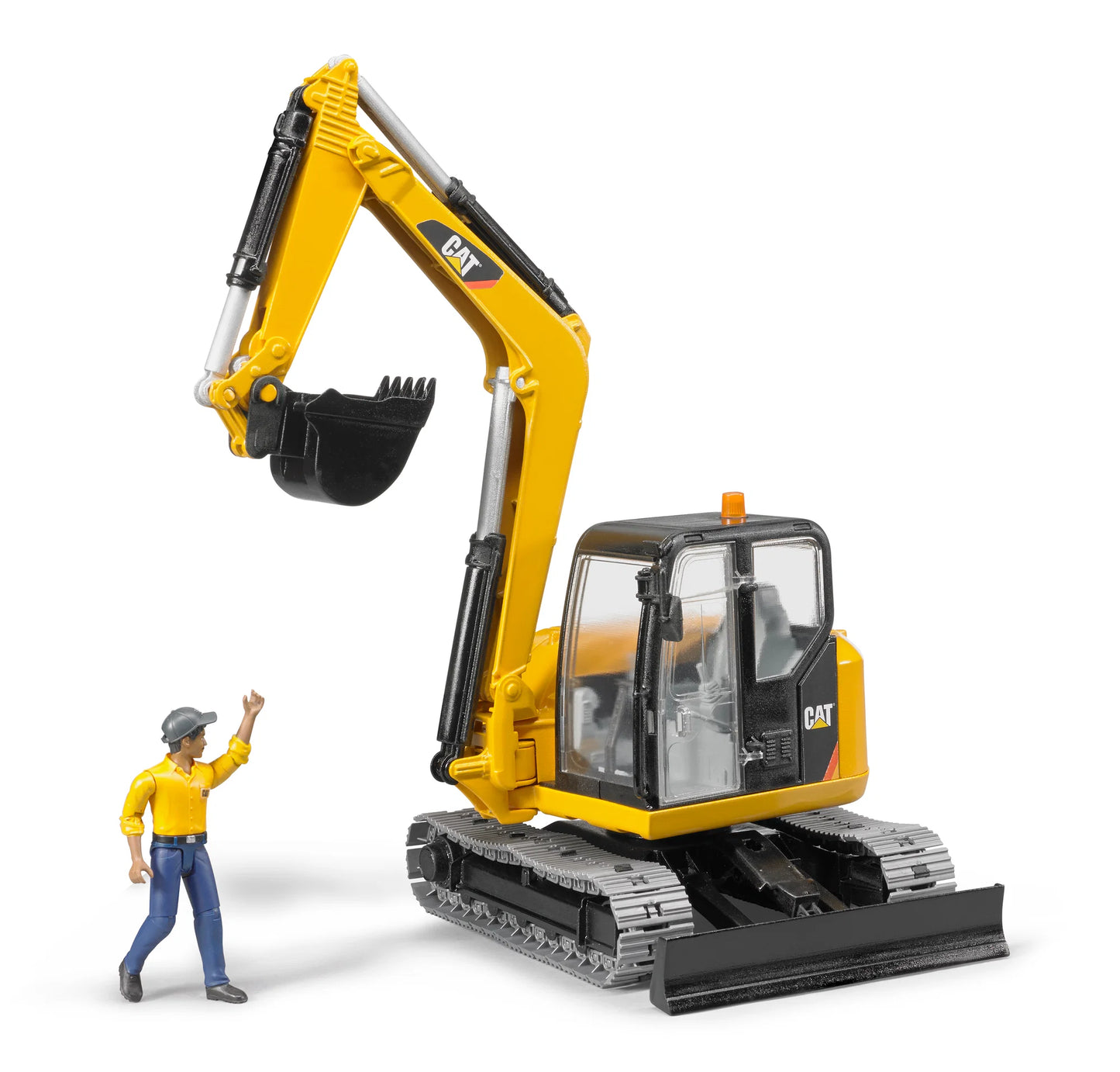 CAT Mini Excavator W/ Person