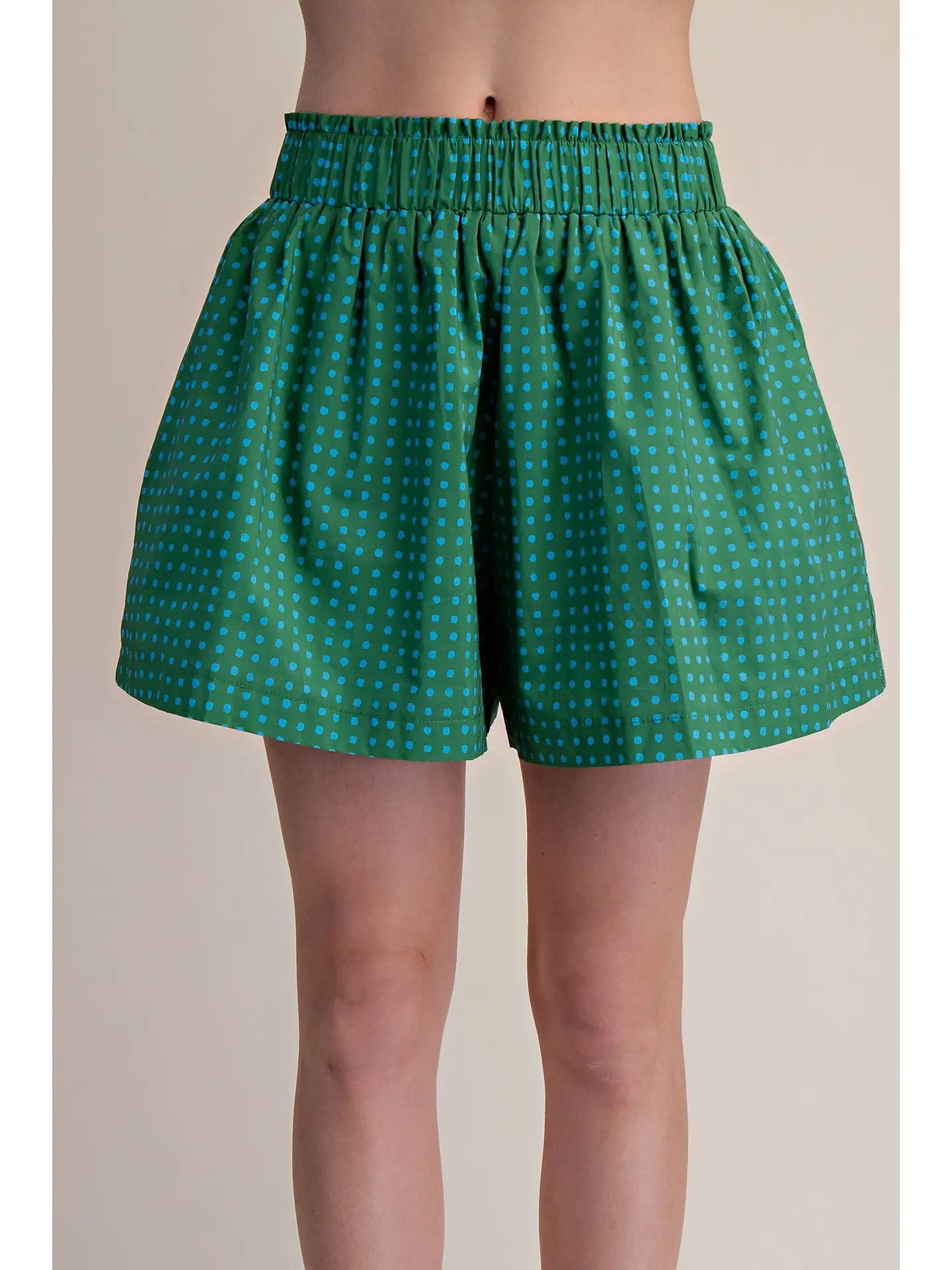 Kelly Green Polkadot Set
