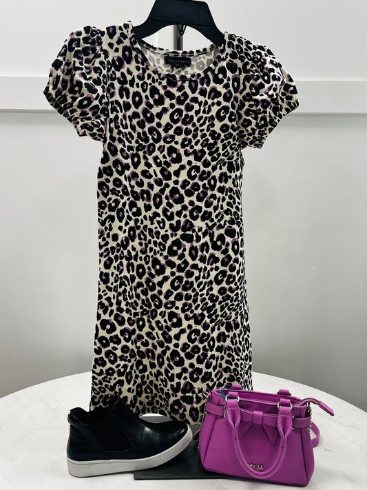 Purple Cheetah Print Dress