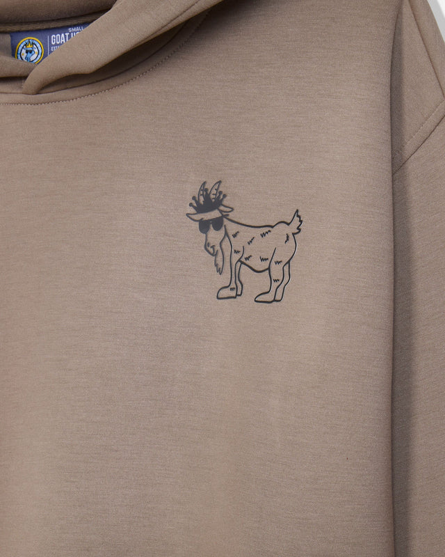 Outline Athletic Hoodie-Desert Taupe