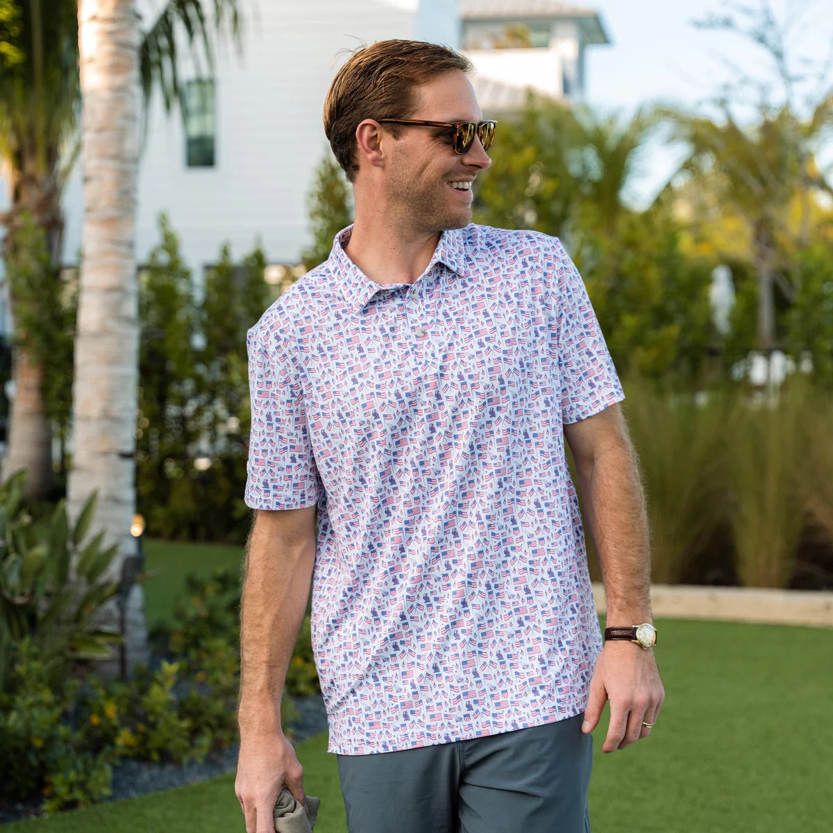 Performance Polo - Old Glory Men