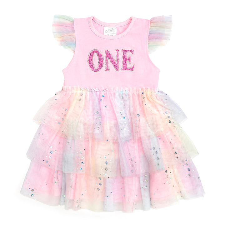 First Birthday Girl Fairy Tutu Dress