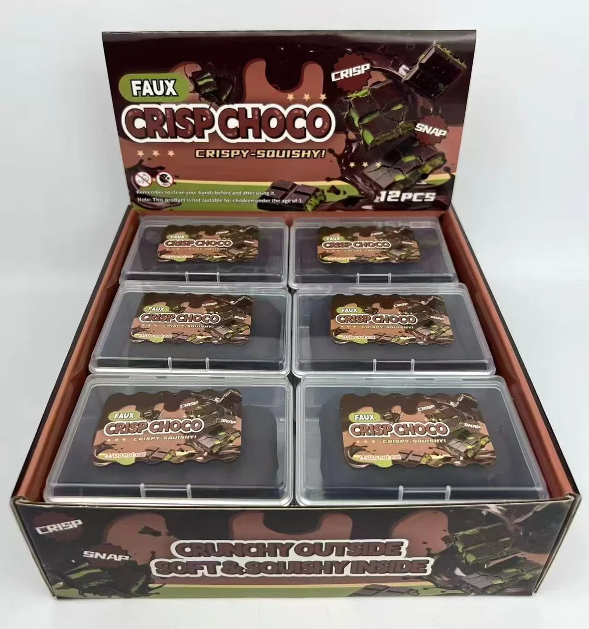 ASMR Crispy Wax-Covered Chocolate