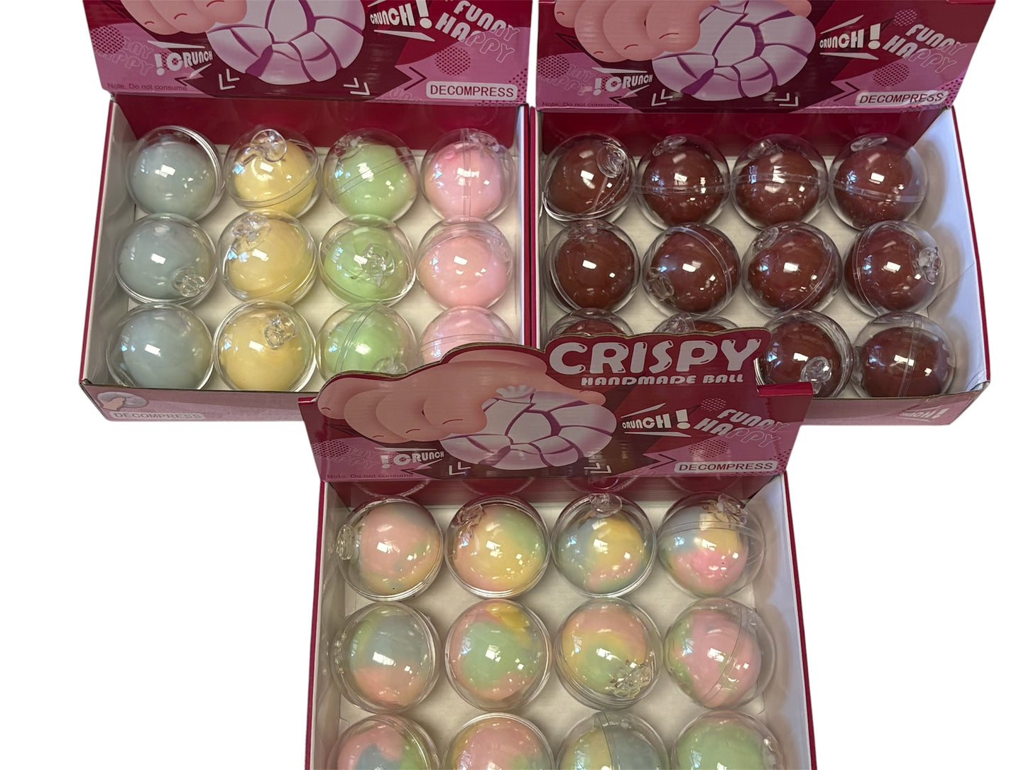 Crispy Wax Covered Handmade Ball Squishy