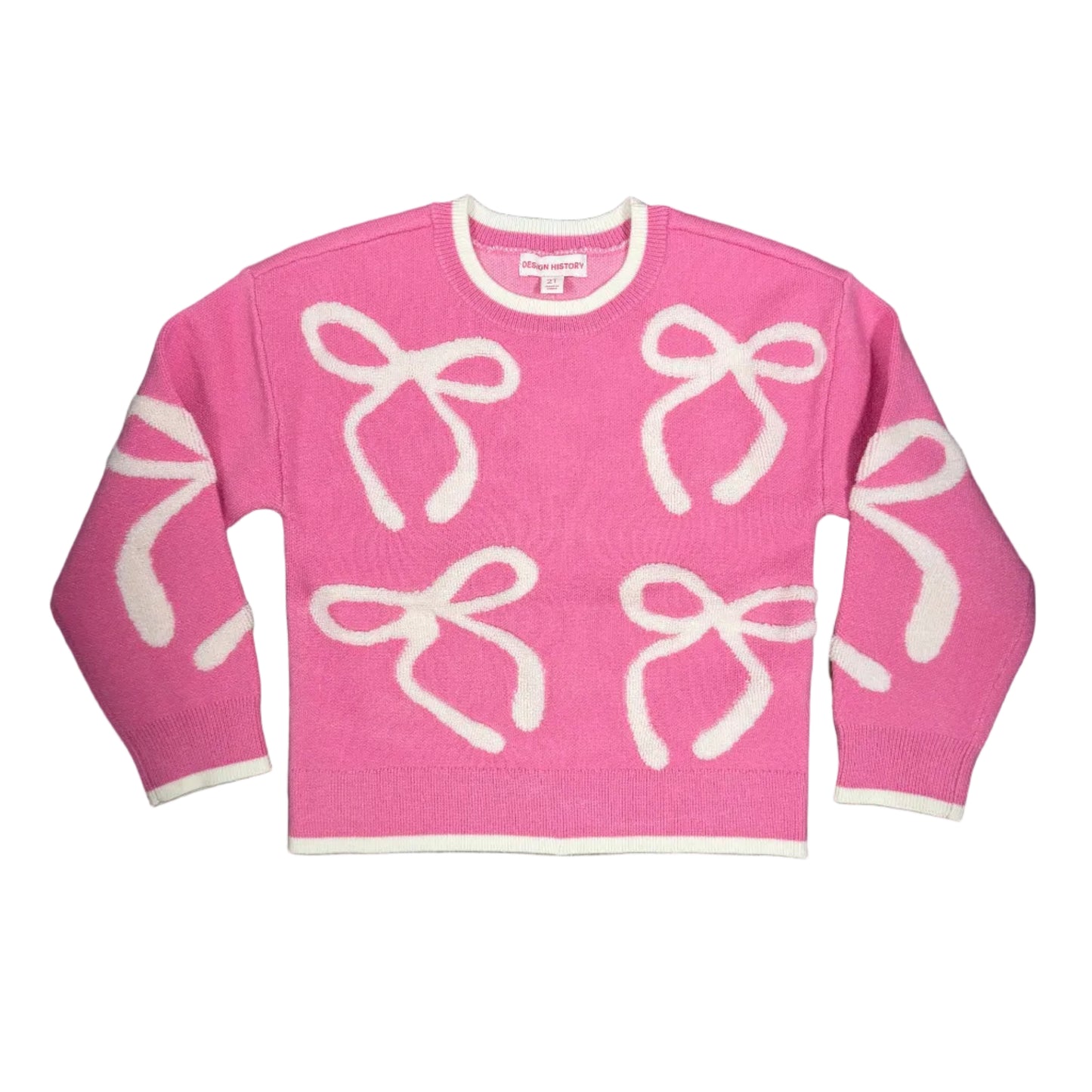 Hot Pink Bow Sweater