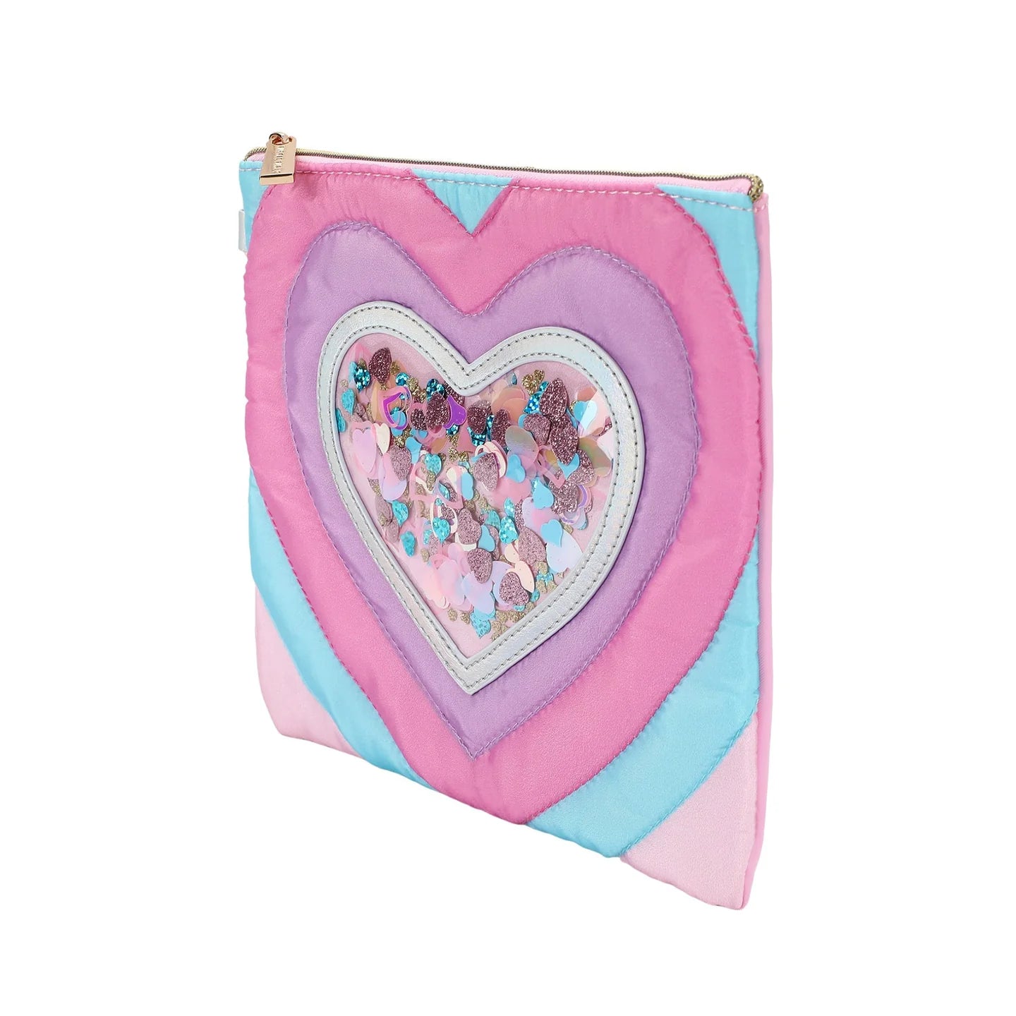 “Taylor” Confetti Heart Pouch