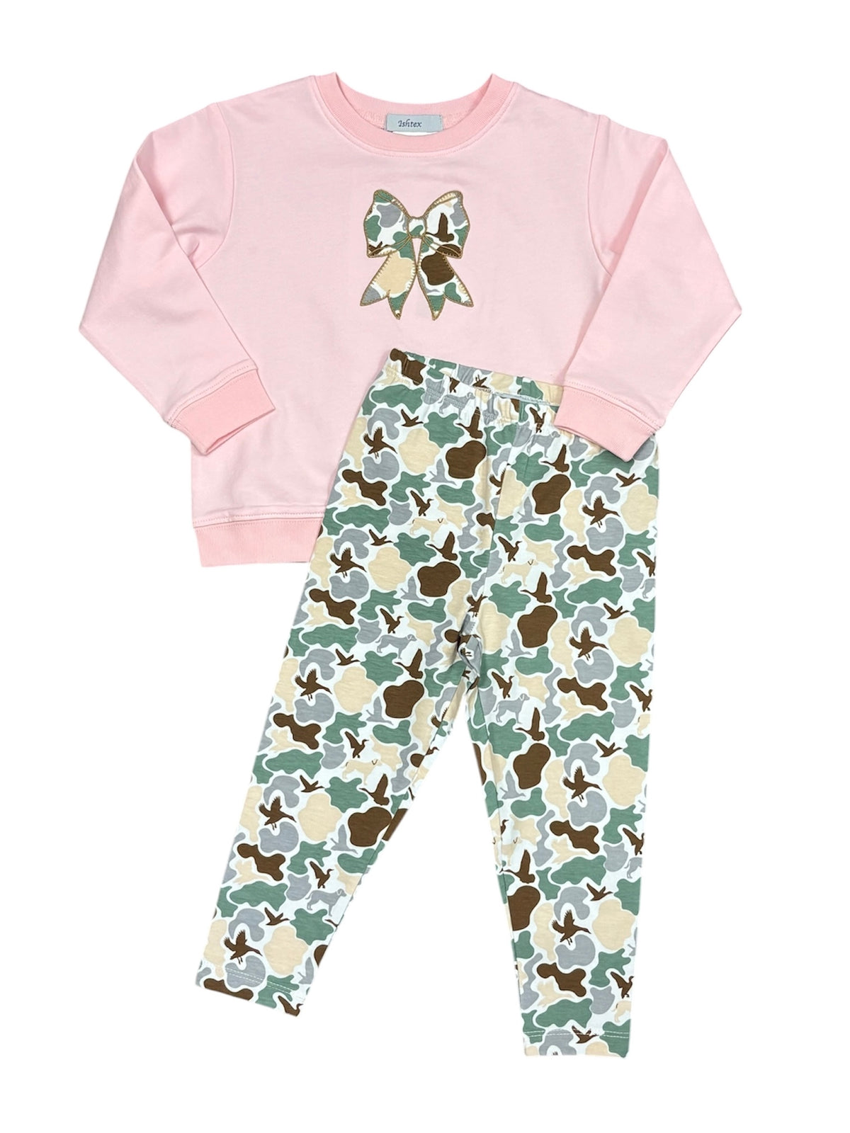 Camo Bow Applique Set