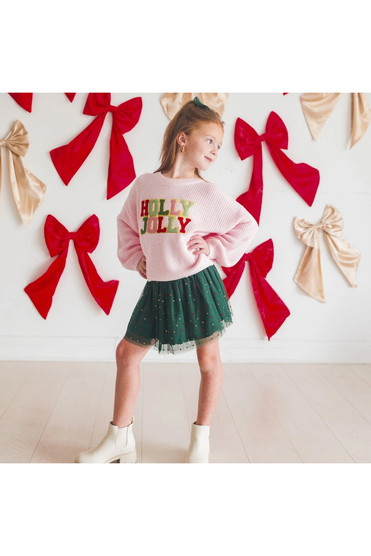 Emerald Rhinestone Christmas Tutu