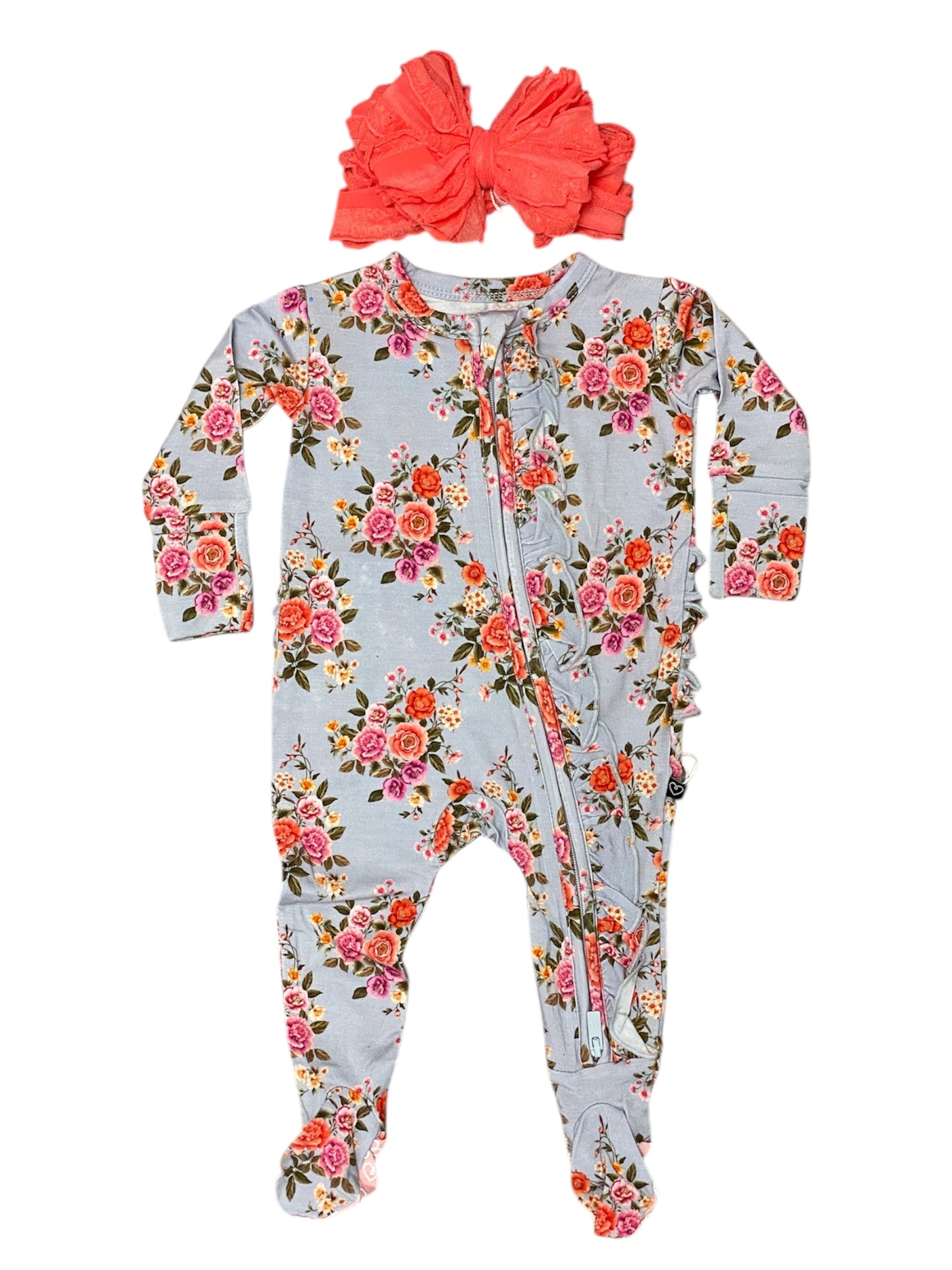 Quinn Ruffled Footie