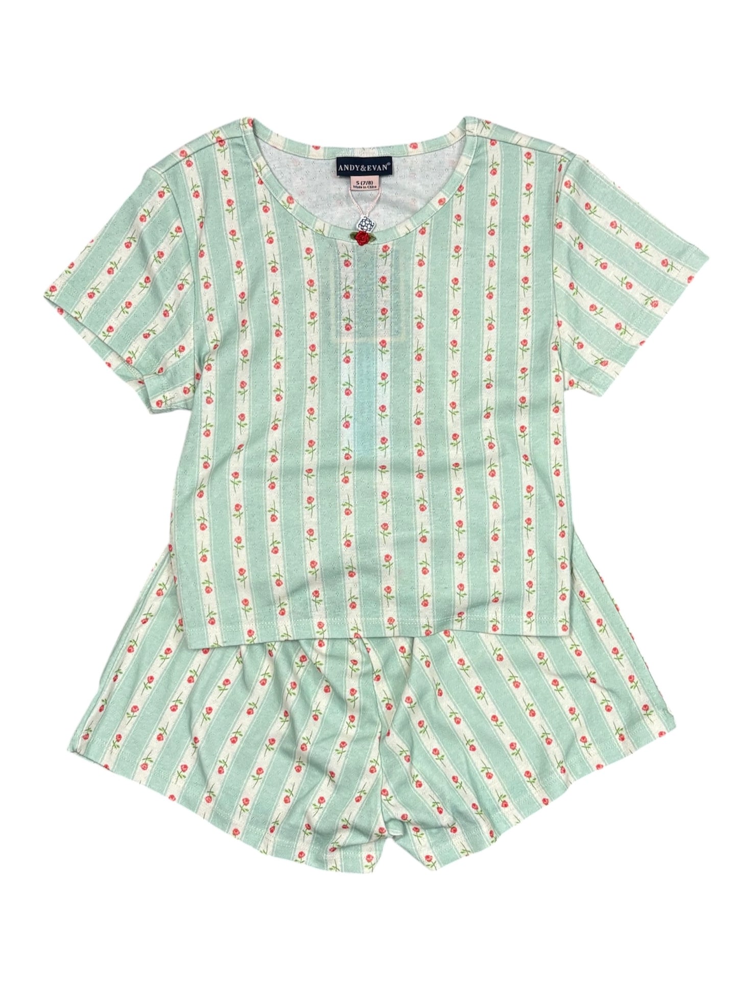 Green Floral Set