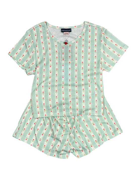 Green Floral Set