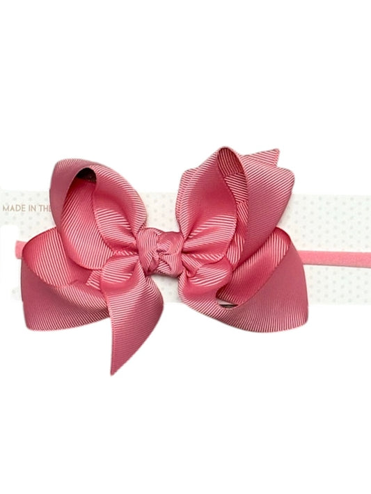 Fantasy Rose 4.5" Headband Bow