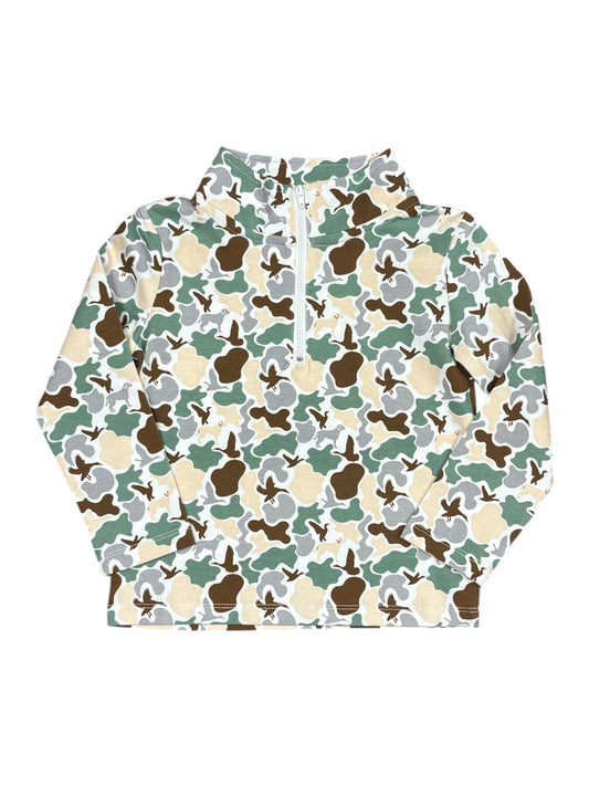 Camo Duck/Dog Quarter Zip