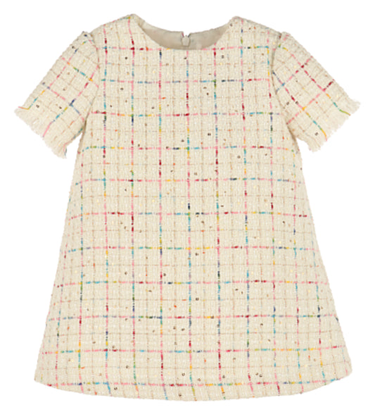 Ivory Tweed Princess Dress