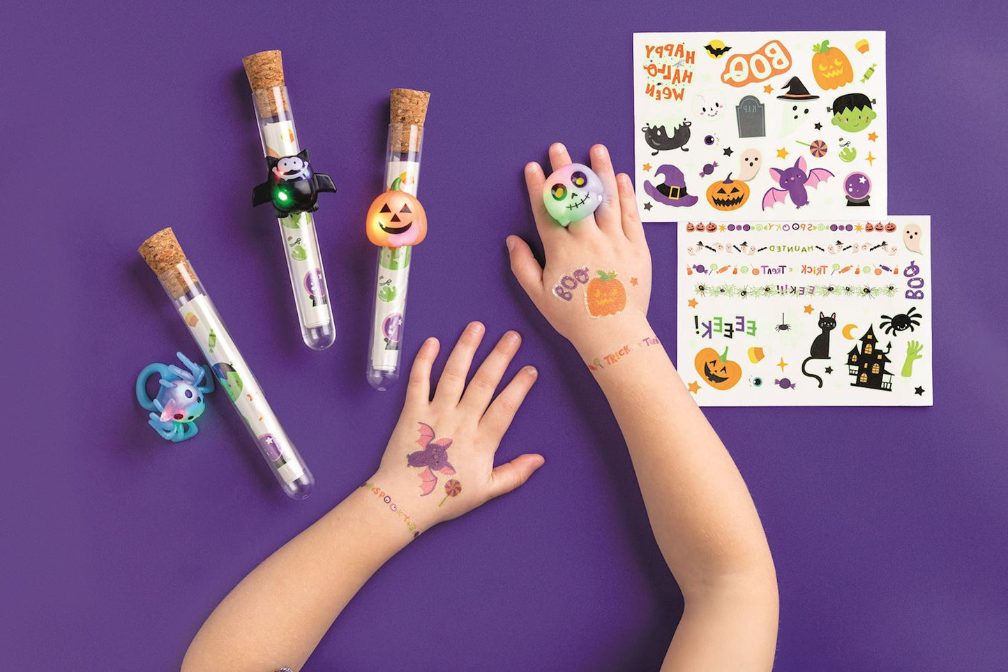 SPOOKY TATOOB & RING SETS
