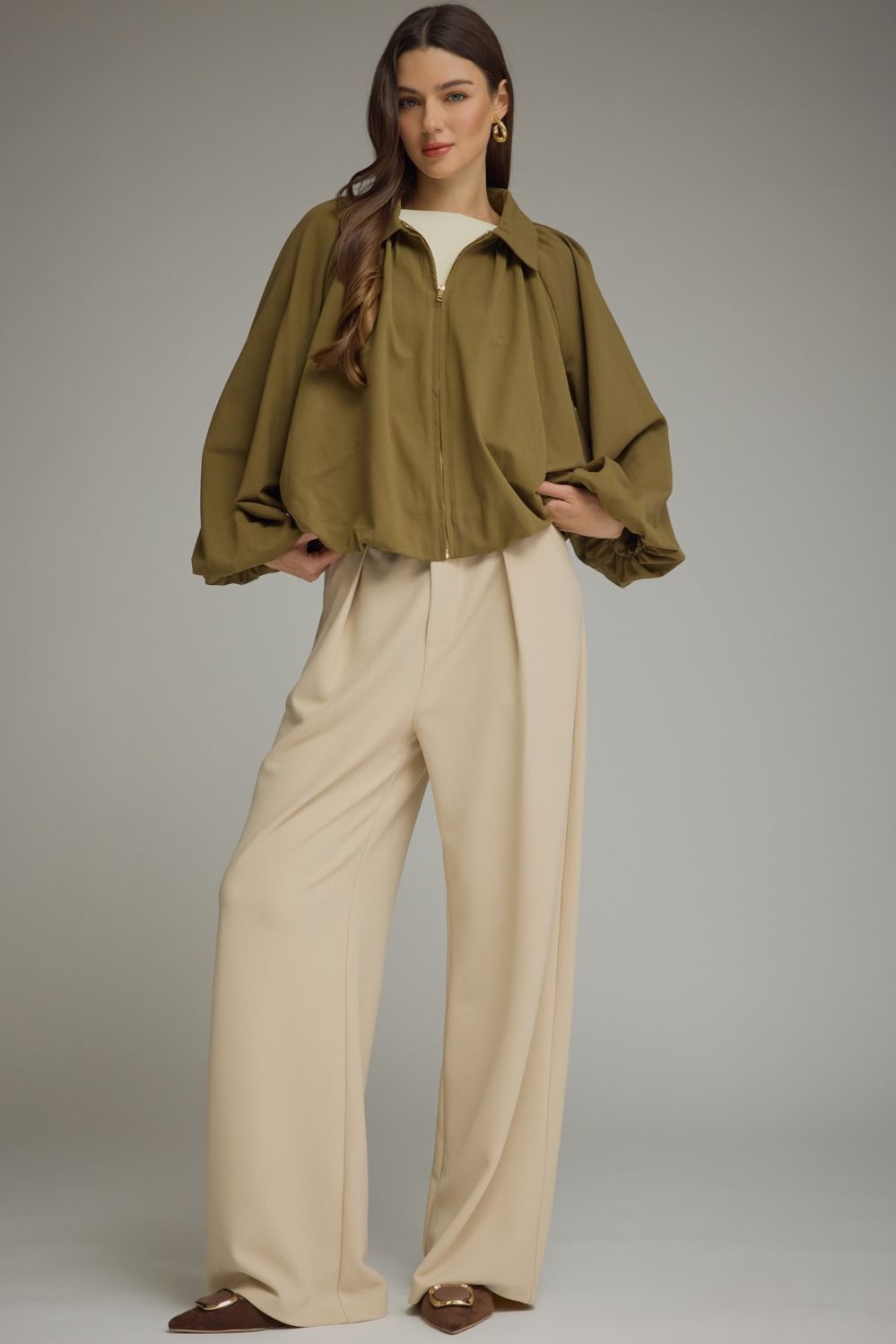 Olive Mid Weight Jacket