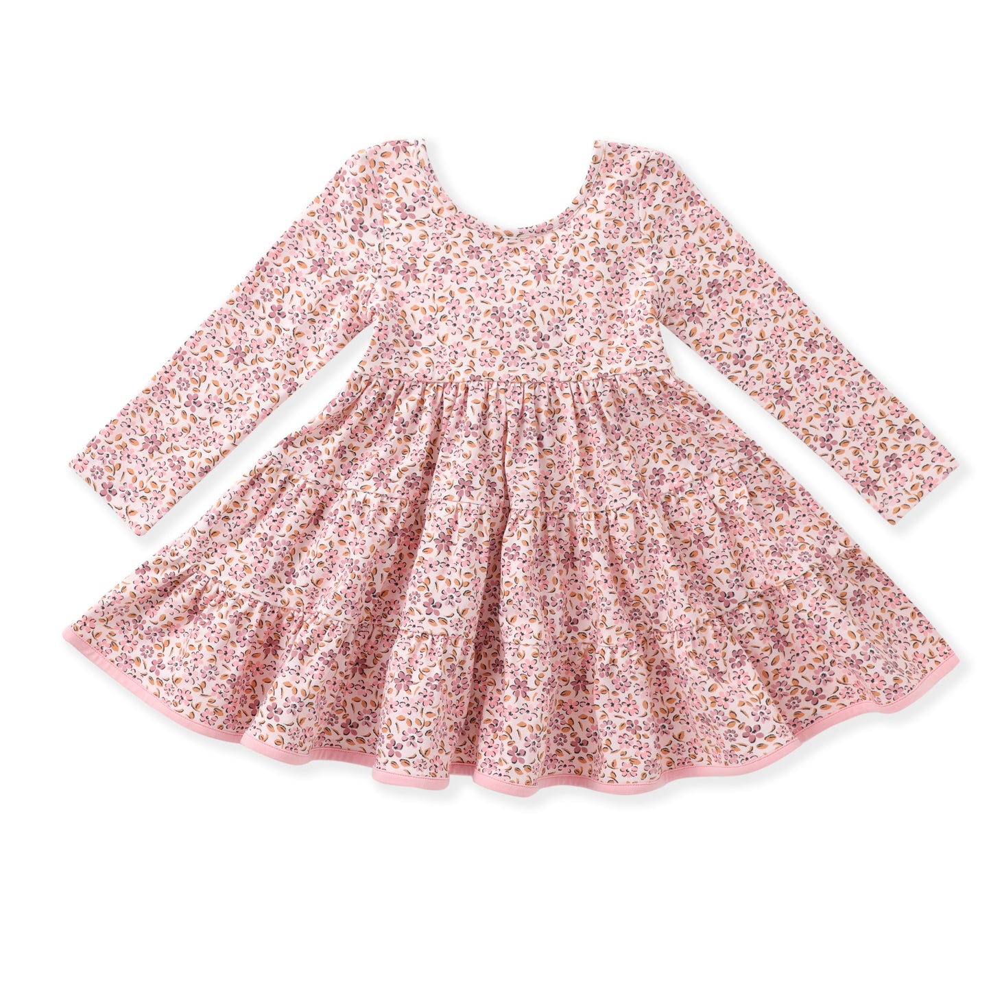 Fall Floral Tier Dress