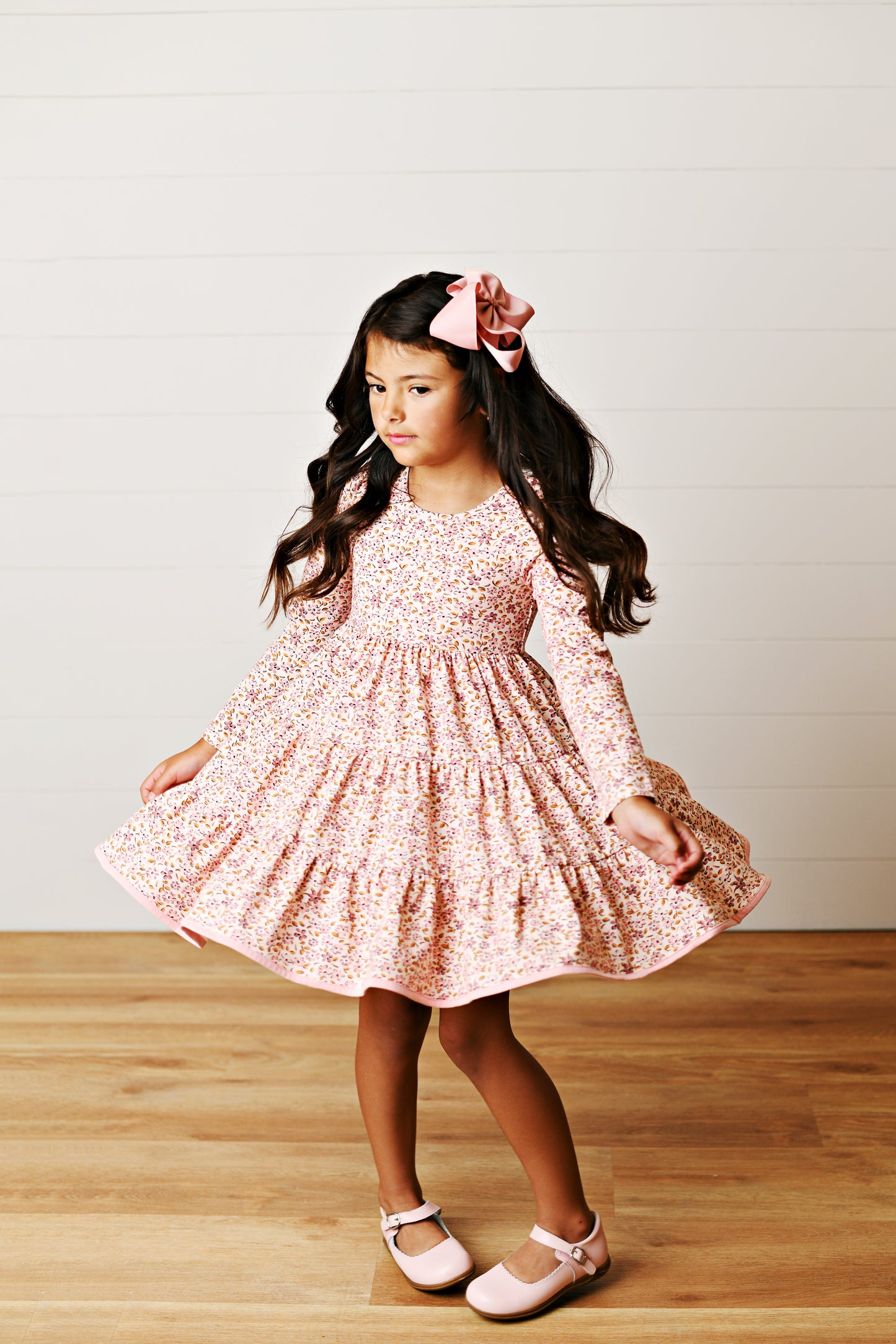 Fall Floral Tier Dress