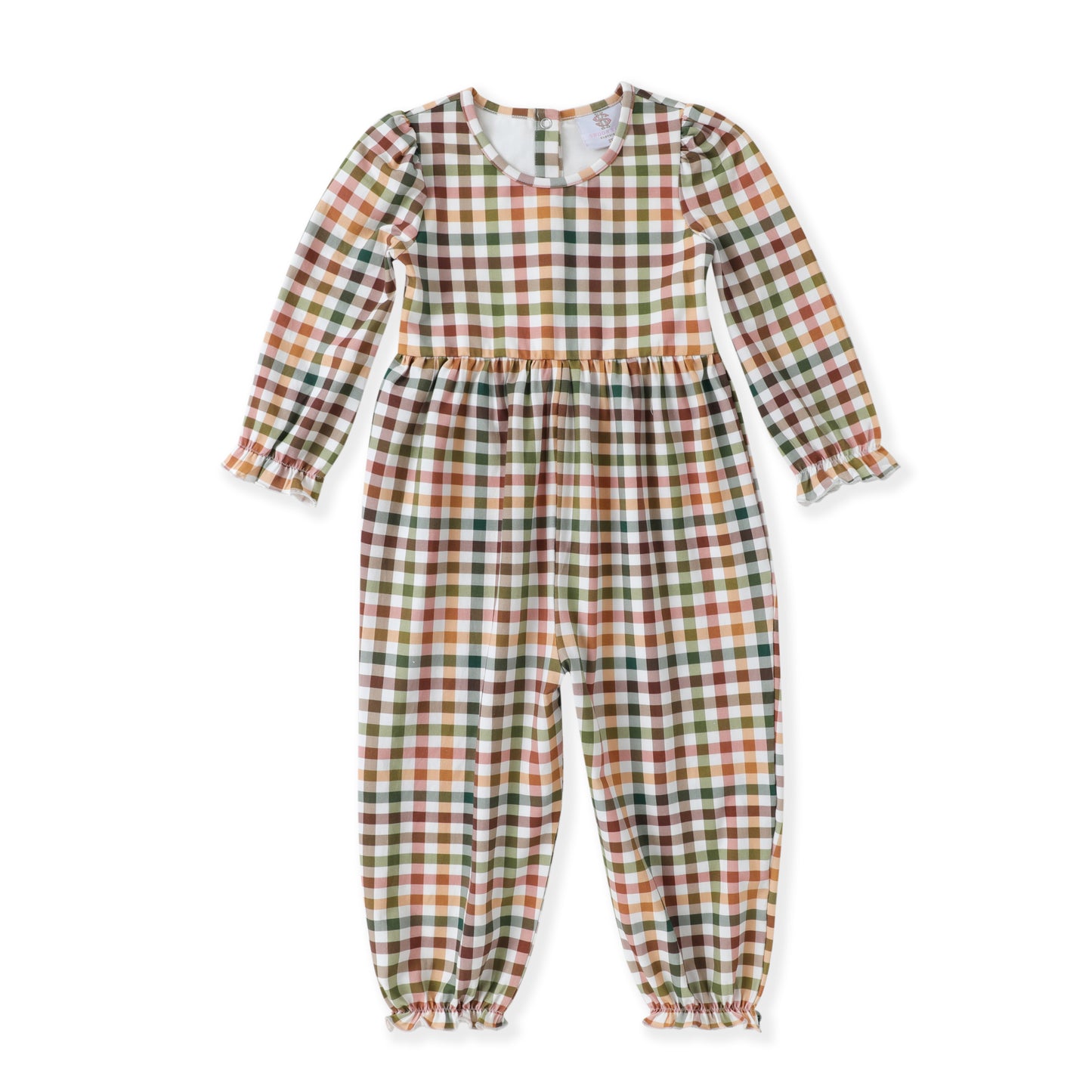 Fall Gingham Romper