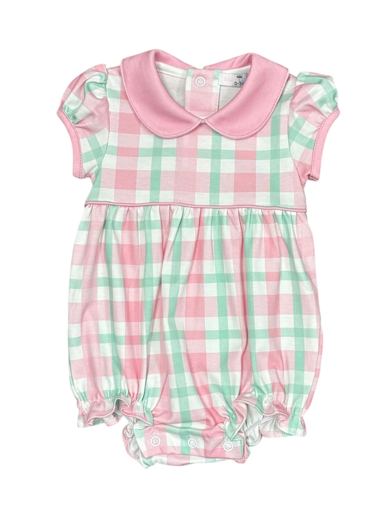 Pink Plaids Jane Bubble