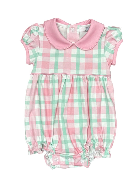 Pink Plaids Jane Bubble