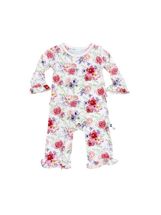 Oh La La Ruffle Romper Dreamy Floral