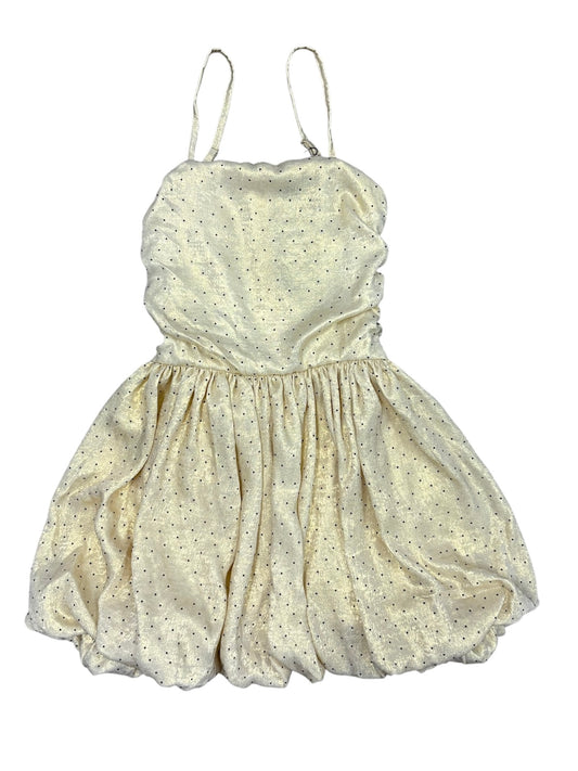 Gold Metallic Studded Dress