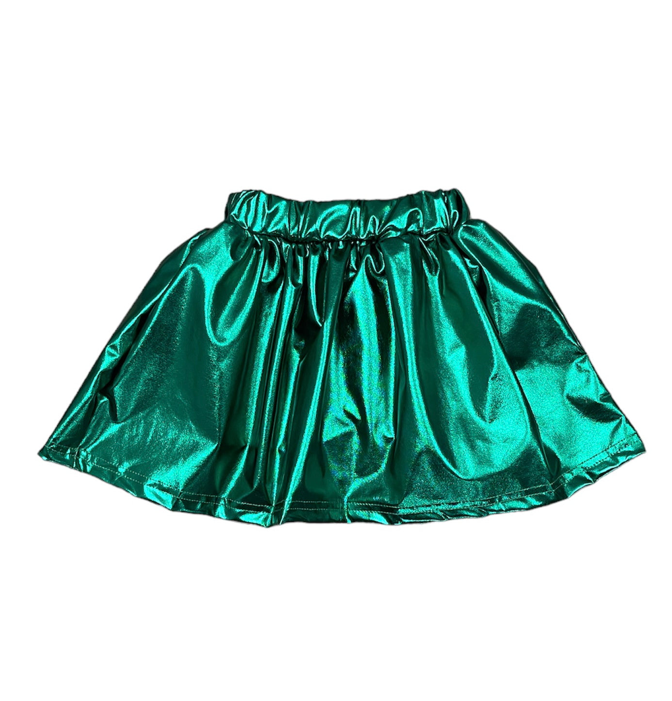 Metallic Green Skort