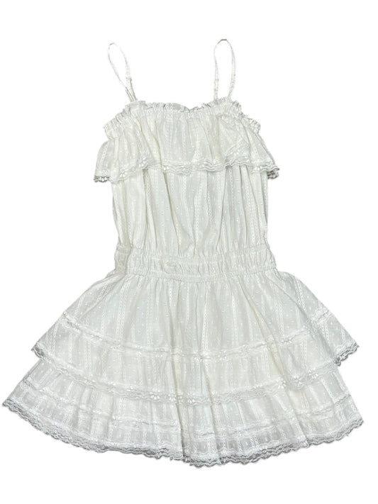 Off White Eyelet Dress