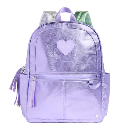 Lilac Metallic Kane Backpack