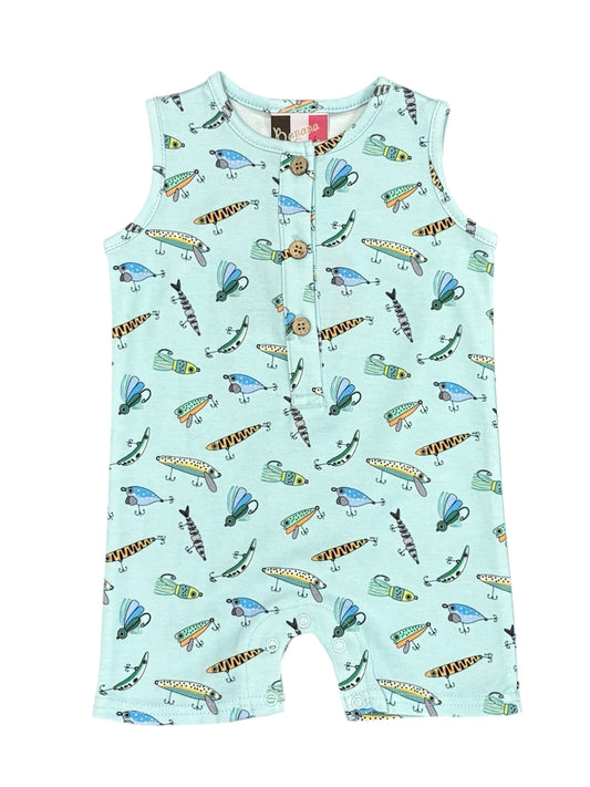 Fishing Lures Boys Romper