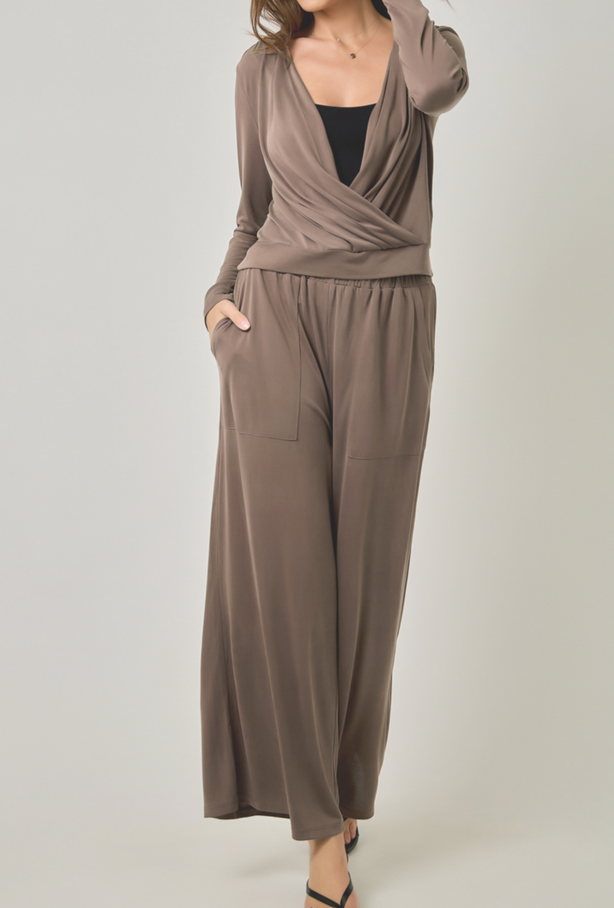 Wide Leg Modal Pants
