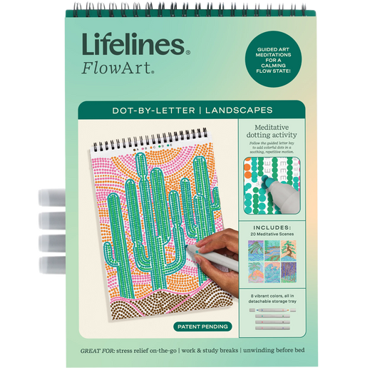 FlowArt: Dot-By-Letter Landscapes