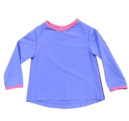 Lilac Top W/ Pink Trim